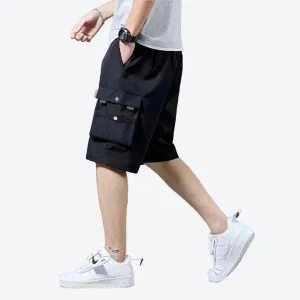 Modern Minimalist Utility Cargo Shorts