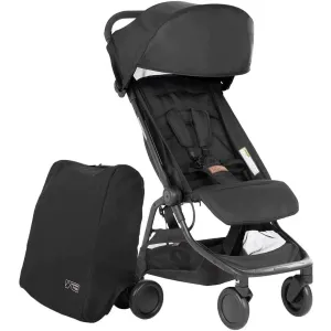 Mountain Buggy Nano Lightweight Stroller in Black