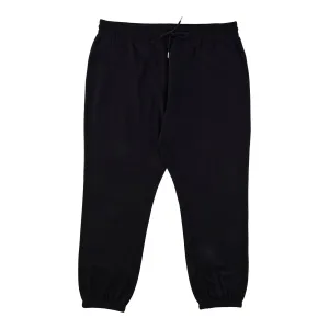 mySTYLE Women's Plus Black Fleece Joggers