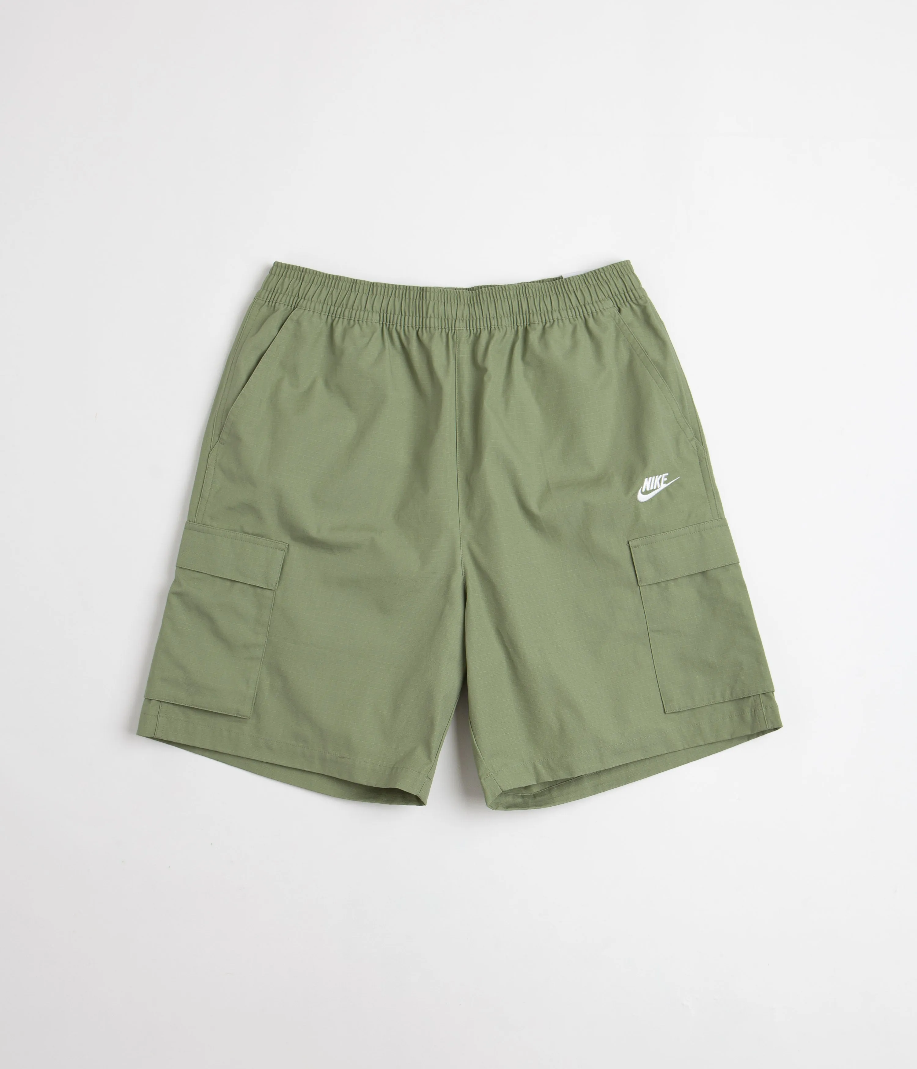 Nike Club Cargo Shorts - Oil Green / White