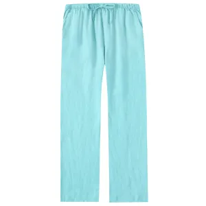 Noble Mount 100% Linen Womens Pajama Louge Pants for Summer