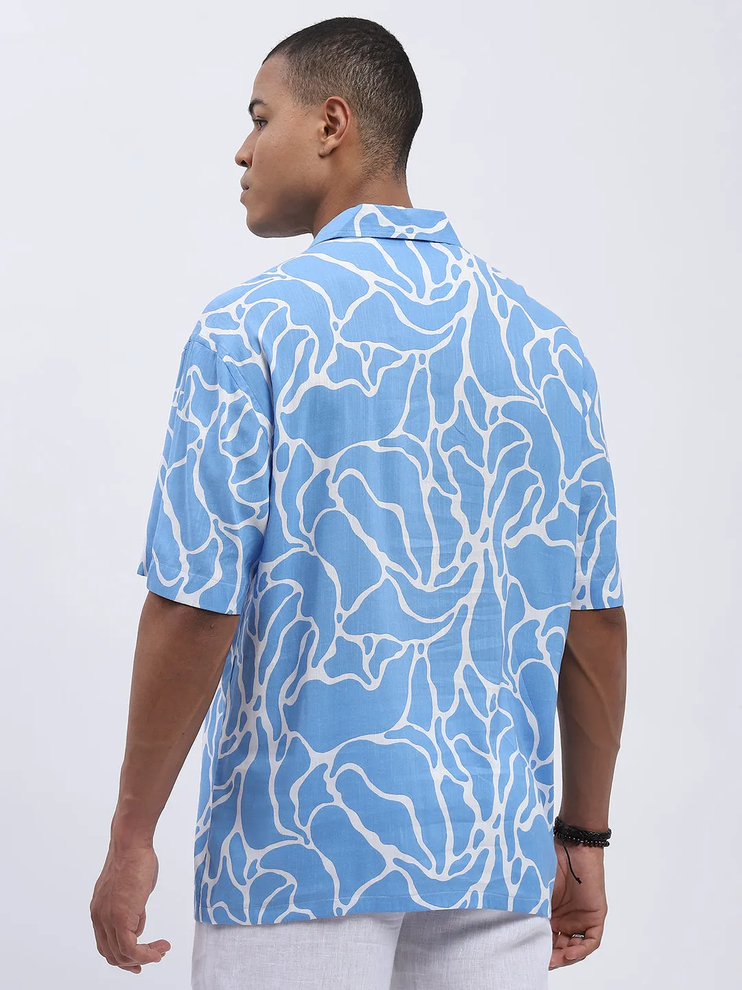 Ocean Waves Men's Resort Shirt