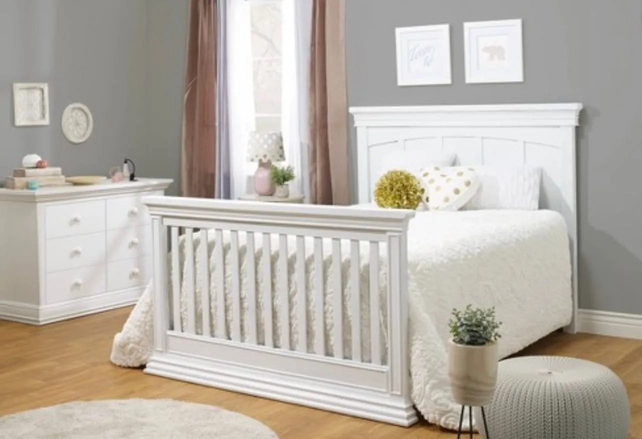 Paxton White Crib and Dresser #6