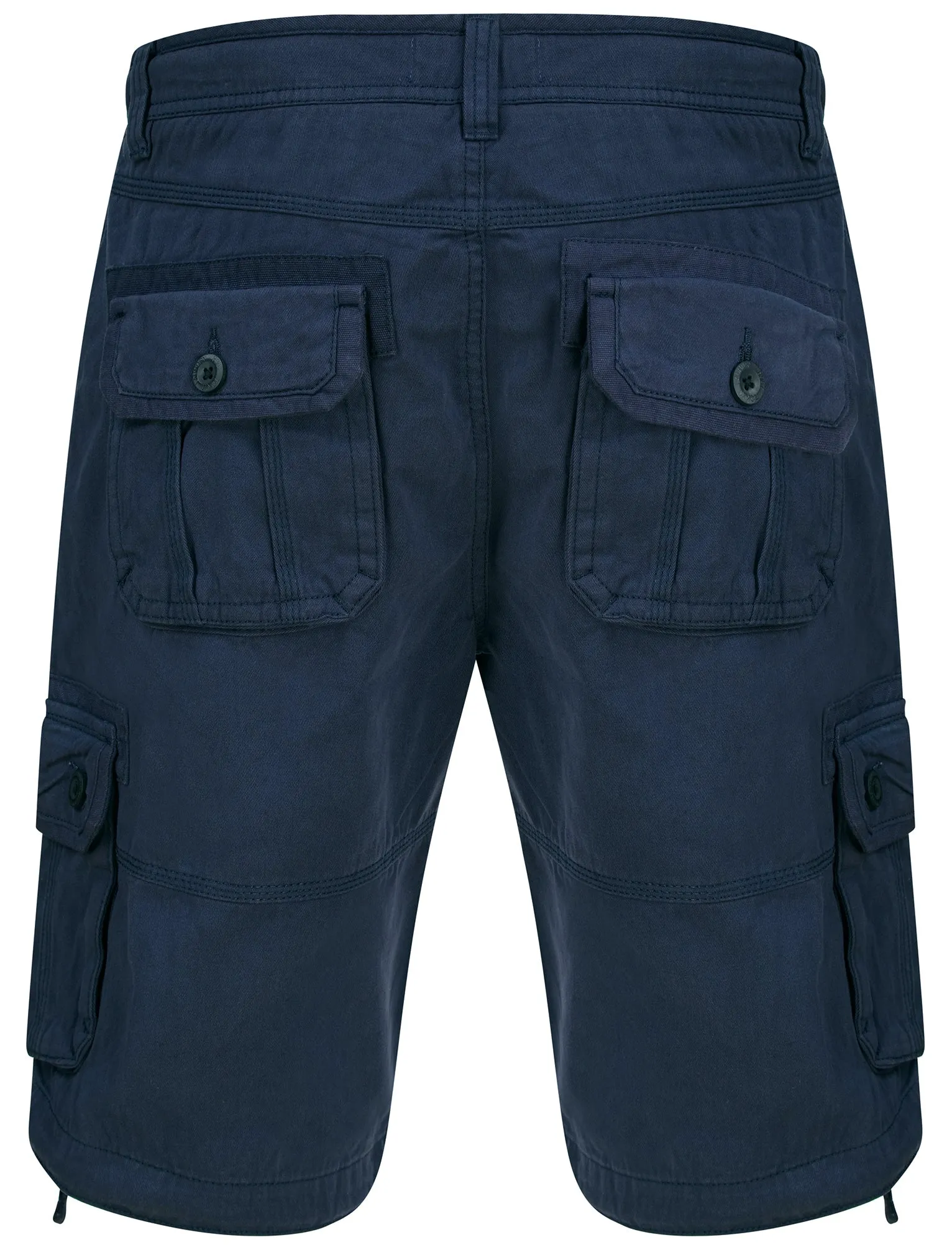 Pentire Cotton Twill Cargo Shorts in Sky Captain Navy - Tokyo Laundry