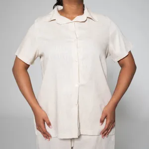 Plus Size Linen Top