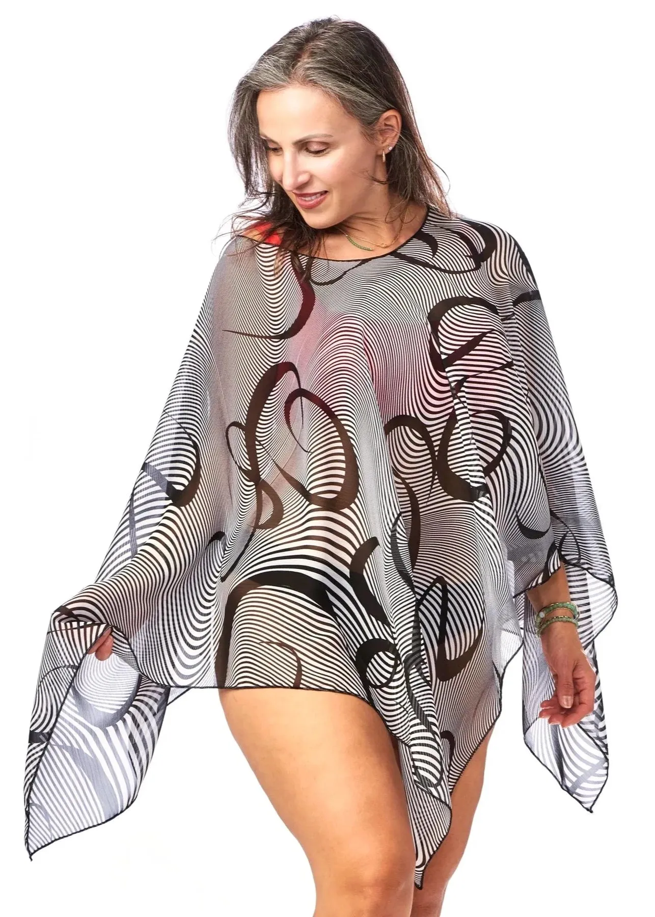 Rapz - Patterned Poncho