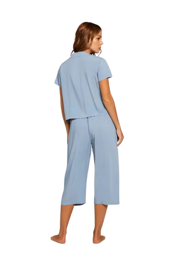 Renee Pajama Top - Blue