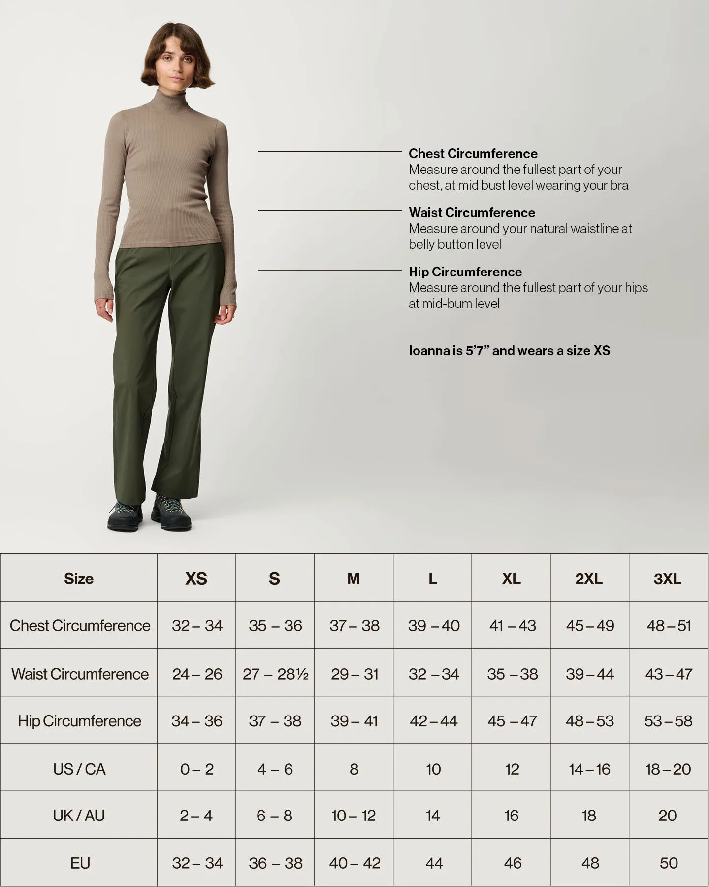 Ribbed Merino Turtleneck - Warm, Durable Hiking Shirt - Morel