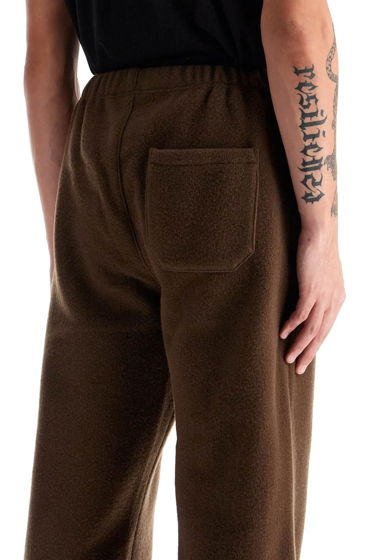 Rier Wool Fleece Joggers For Warmth