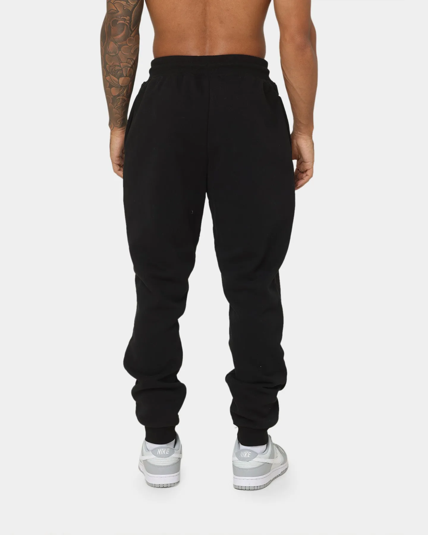 Sik Silk Relaxed Fit Cuffed Joggers Black