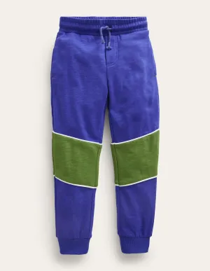 Slim Sporty Joggers-Brilliant Blue