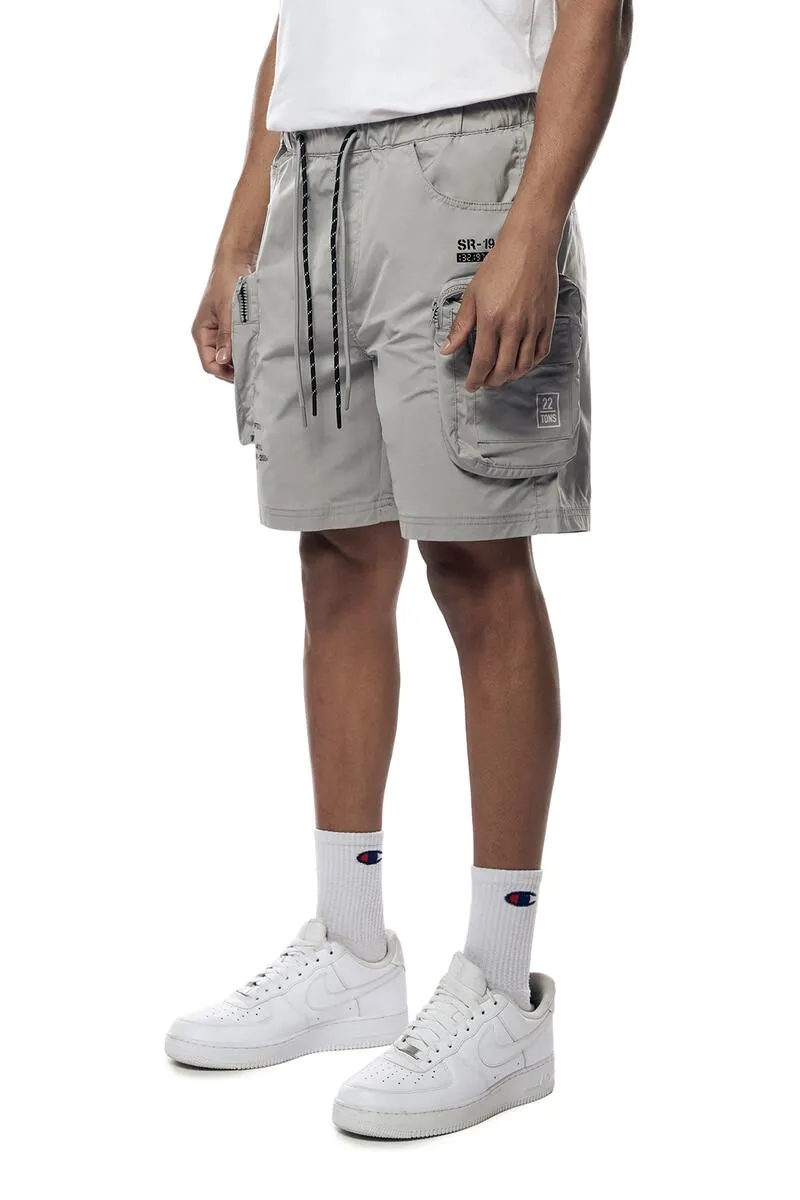 Smoke Rise Men's Printed Nylon Utility Shorts