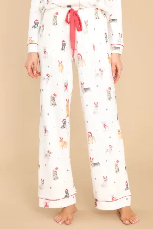 Stars & Paws Ivory Pj Pants