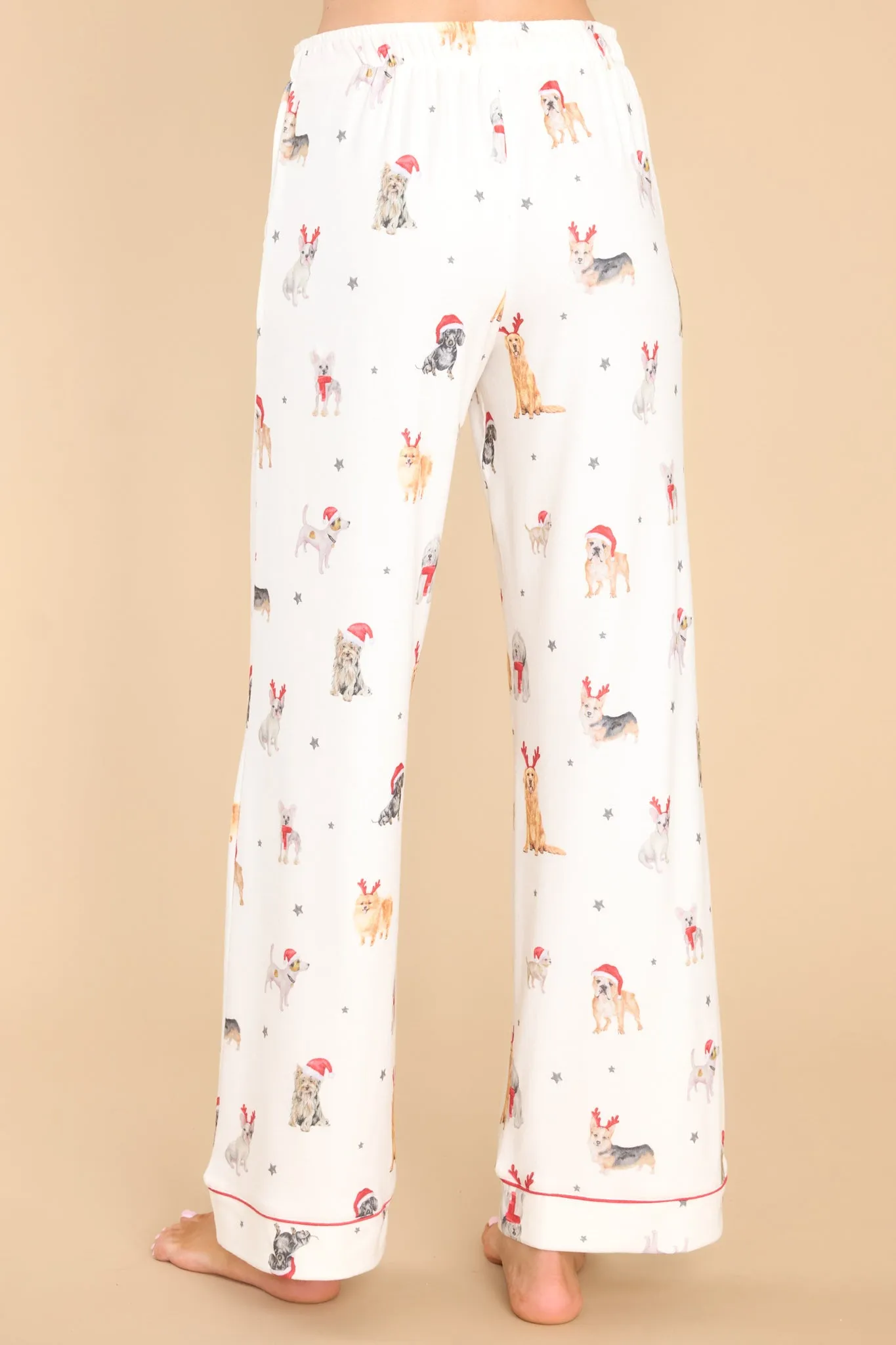 Stars & Paws Ivory Pj Pants