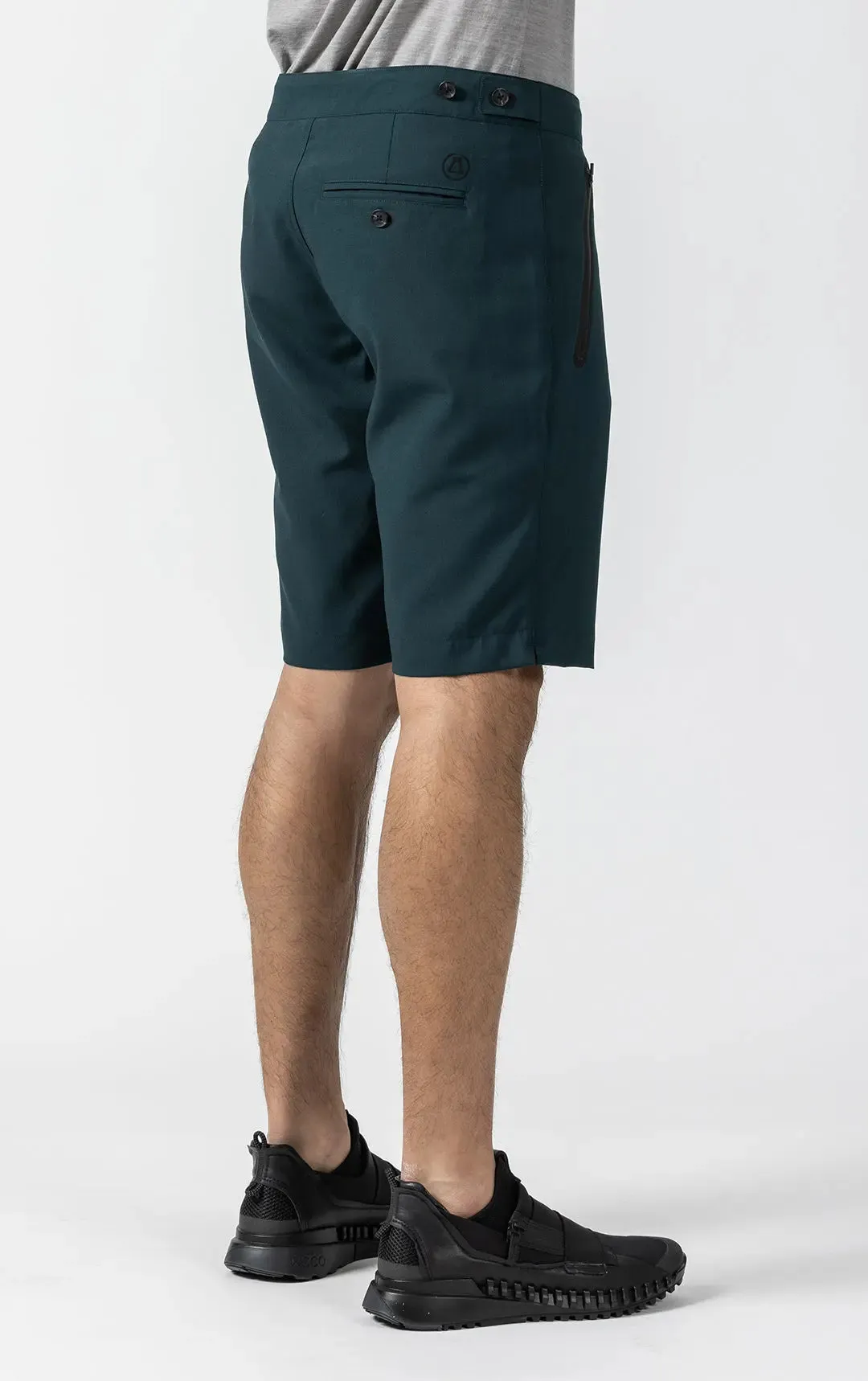 TAILORED SUMMER WOOL BLEND SHORT - CLEARANCE