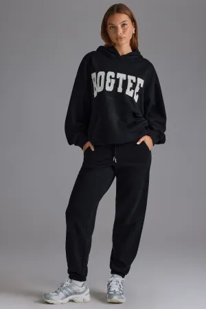 Tall Relaxed Mid-Rise Joggers in Black