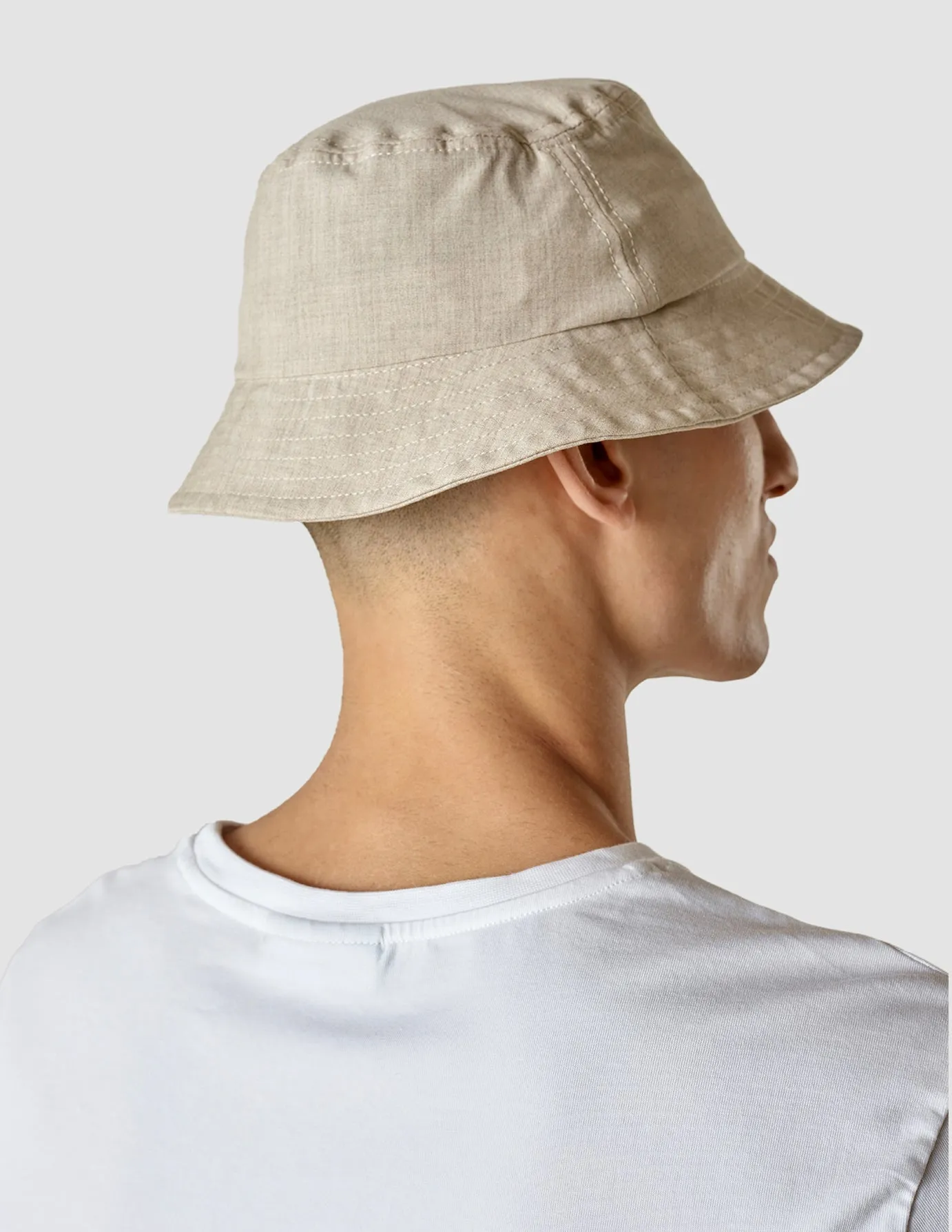 Tech Linen Bucket Hat Sandshell