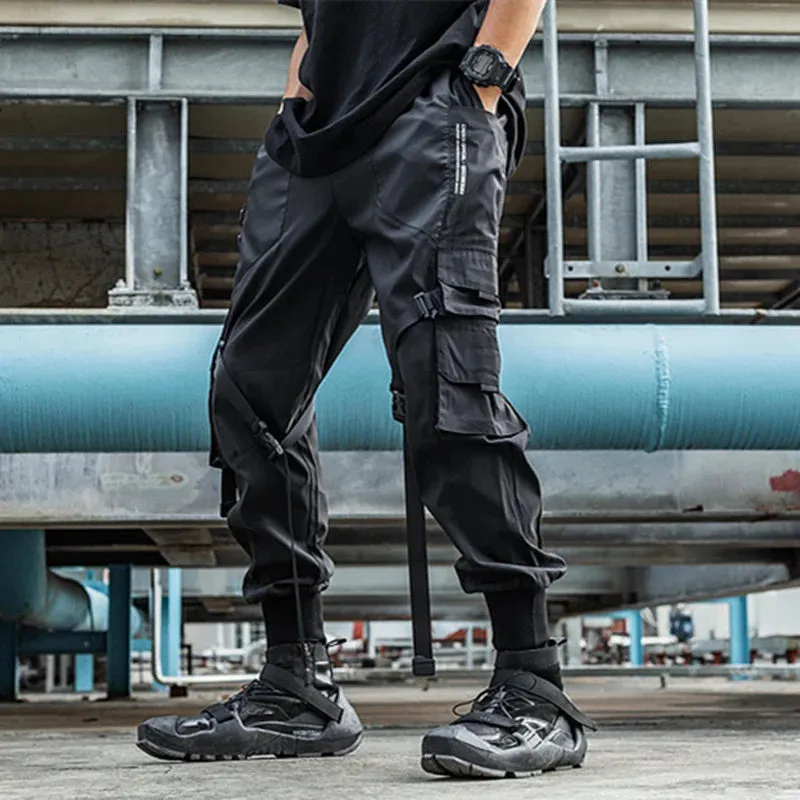 Techwear Tactical Nylon Cargo Pants