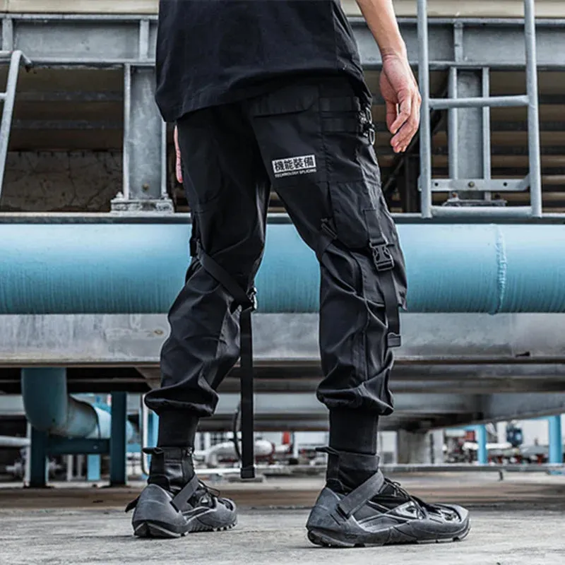 Techwear Tactical Nylon Cargo Pants