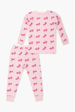 Two-Piece Pajama Set_Pink Unicorns