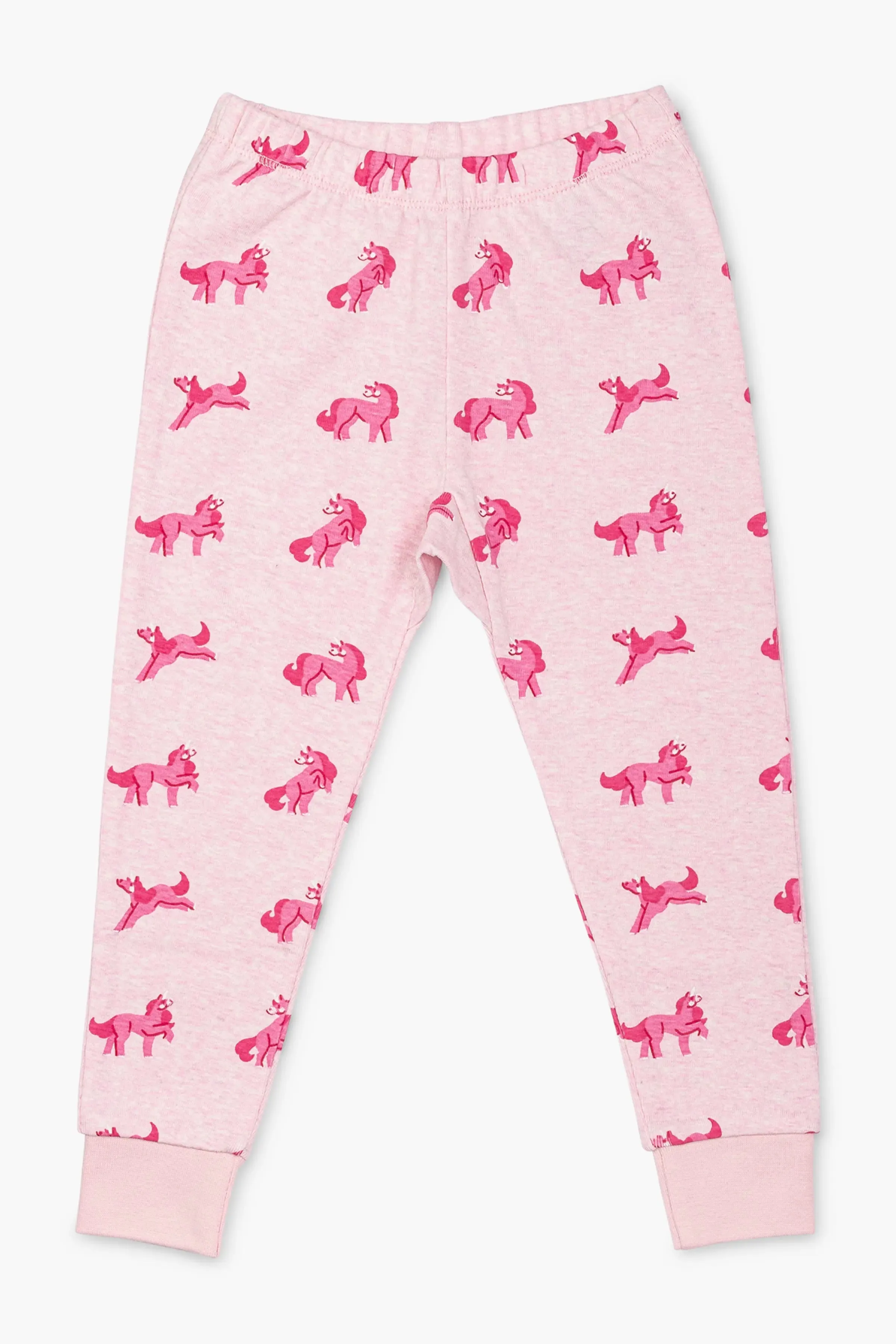 Two-Piece Pajama Set_Pink Unicorns