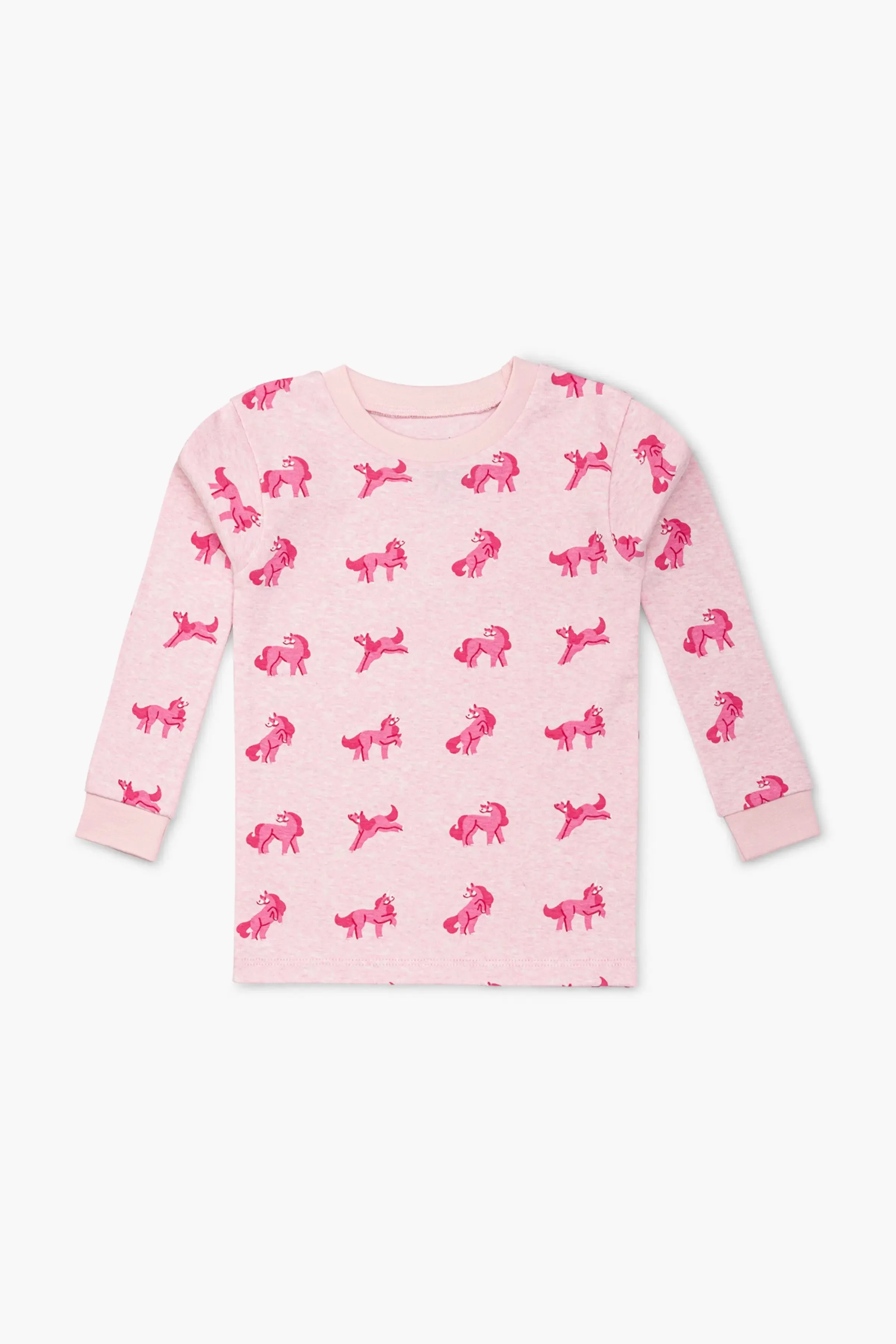 Two-Piece Pajama Set_Pink Unicorns