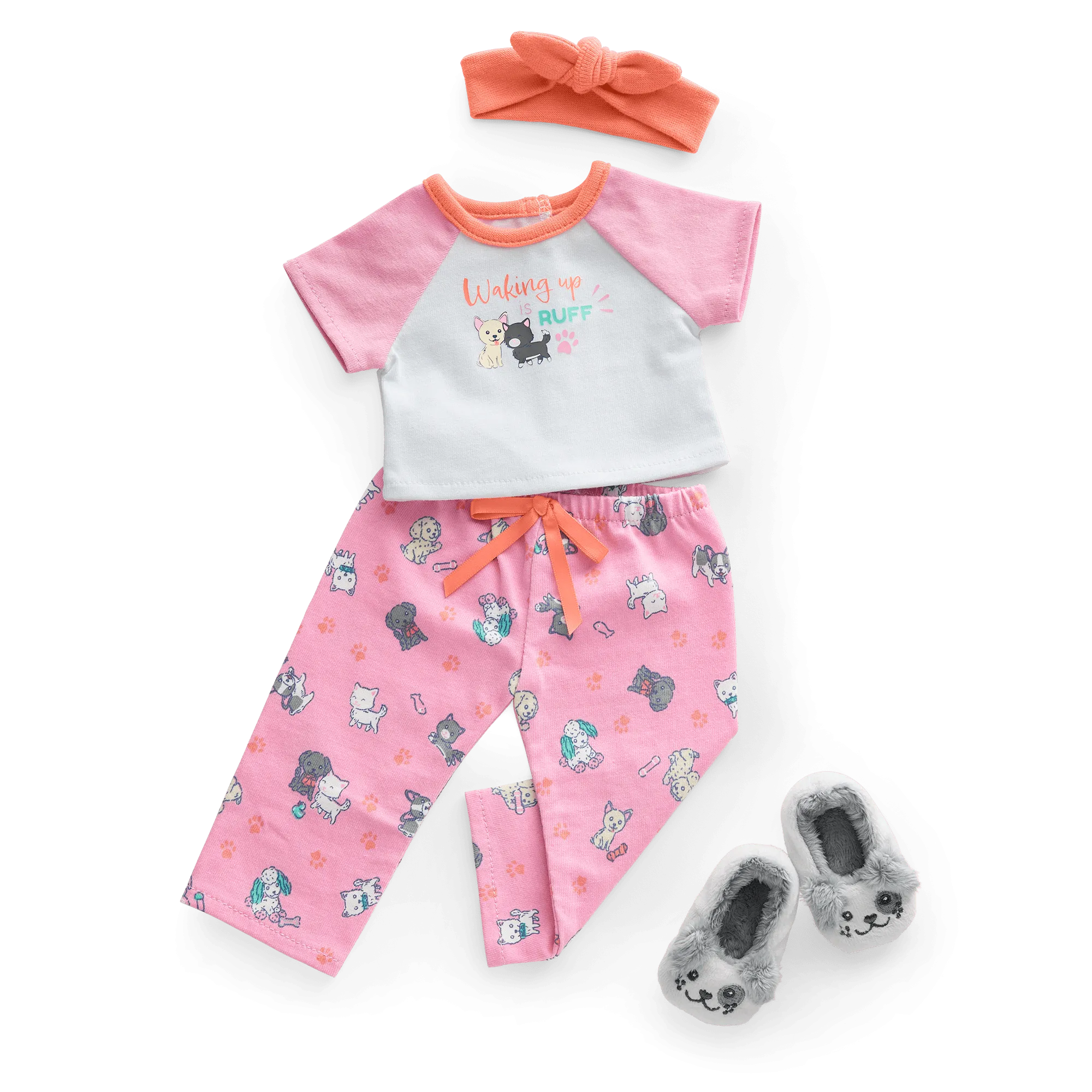 Waking Up Is Ruff PJs for 18-inch Dolls