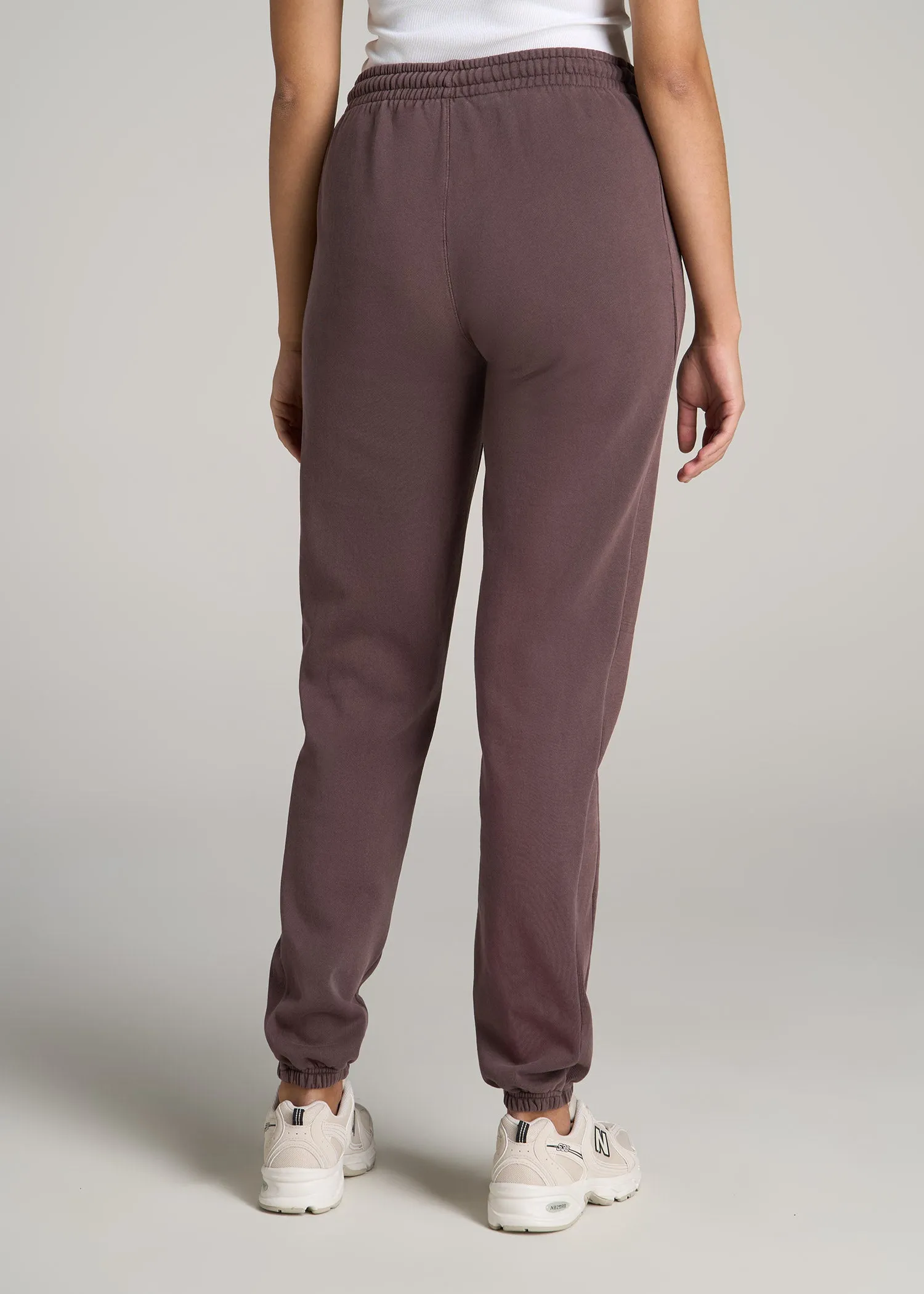 Wearever Fleece Regular Fit Women's Tall Sweatpants in Dusty Merlot