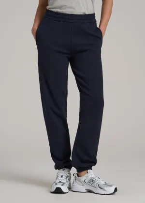 Wearever Fleece Relaxed Women's Tall Sweatpants in Evening Blue